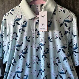 Puma men’s Spring Floral polo shirt.